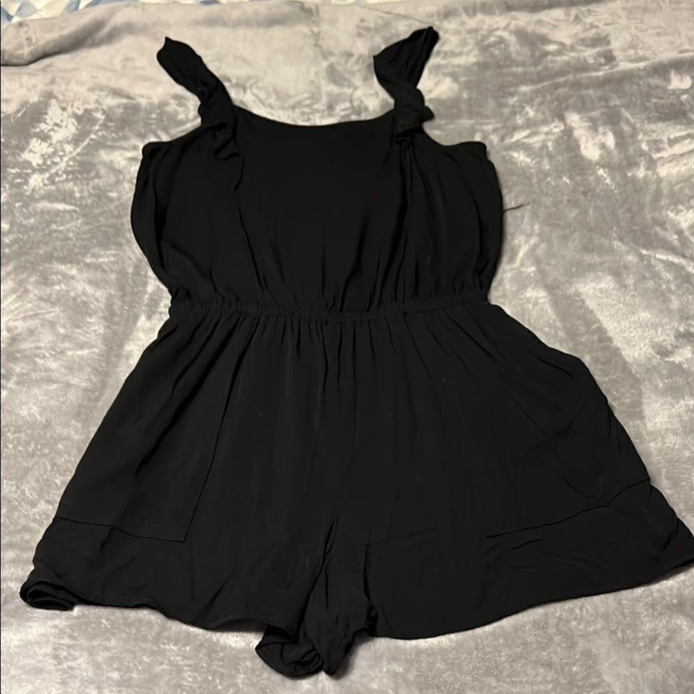 Old Navy Black Shorts Romper